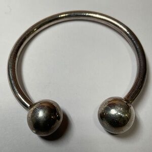 Sterling Silver Horseshoe Shape Key Ring. NOT TIFFANY.
